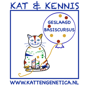 Kat en Kennis - geslaagd basiscursus kattengenetica